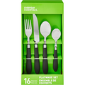 Everyday Essentials Flatware In Caddy 17-Piece