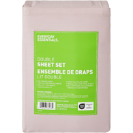 Everyday Essentials Double Cotton Sheet 4-Piece Set